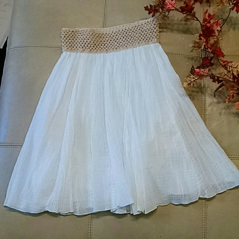 Elan white skirt